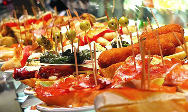 Tapas de Jamón Serrano